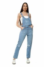 Womens Denim Jeans Dungarees