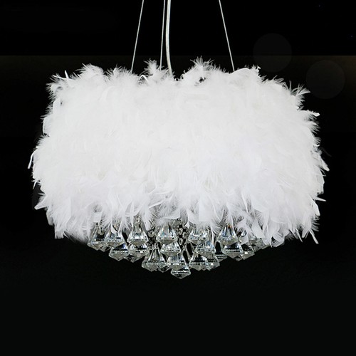 Modern feather light shade - modern,