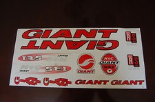 Giant XTC SE1 Stickers Red