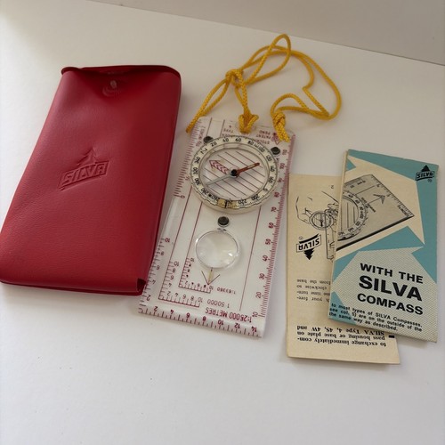Vintage silva type compass - vintage, 4