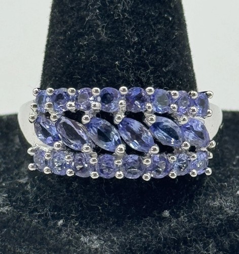 9ct white gold - gold, row