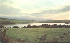 LLANGORSE LAKE, NEAR BRECON, Wales - Vintage POSTCARD