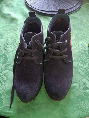 Moshulu ladies navy - , suede