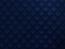 French Navy Hearts Corded Lace Fabric Embroidery Evening Prom Dress 150cm Wide