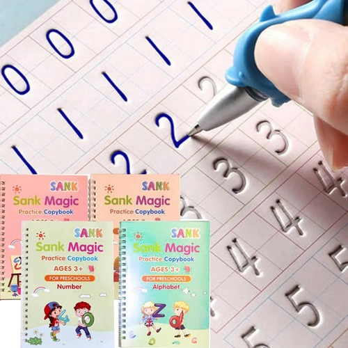 4pcs magic practice copybook - practice,