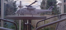 Merlin 1/32 big model helicopter kit for RC ship or garden display 