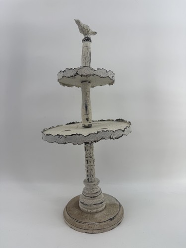 Shabby chic metal wood dessert - shabby,