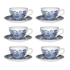 CHURCHILL BLUE WILLOW CHINA