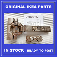 Ikea UTRUSTA BLUM hinge soft close 110 angle & fitting plate ORIGINAL parts x1