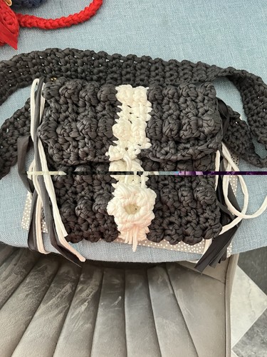 Handbag hand crochet holiday - handbag,