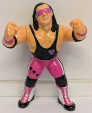 WWF Hasbro Bret Hart Purple Heart 💜 Mailaway RARE WWE Action Figure Near MINT!