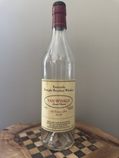 Empty Van Winkle 12 Year Lot B Bottle – Authentic, Slightly Weathered Look