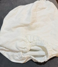 Kiddicare 100% Cotton White Crib Sheet