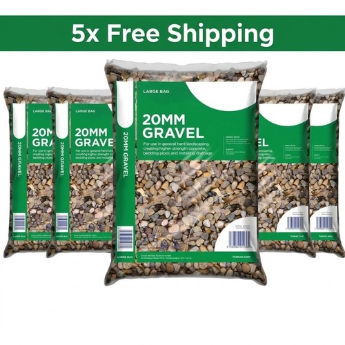 20mm natural pea gravel - natural,