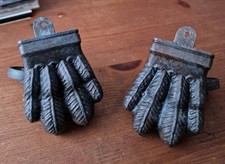 Pair of Antique Vintage Cast