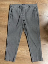 M&S Grey Check Slim Leg