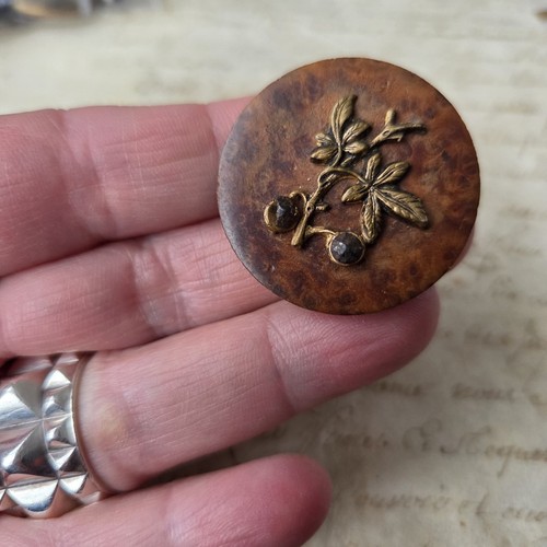 Large antique button - antique, 1900