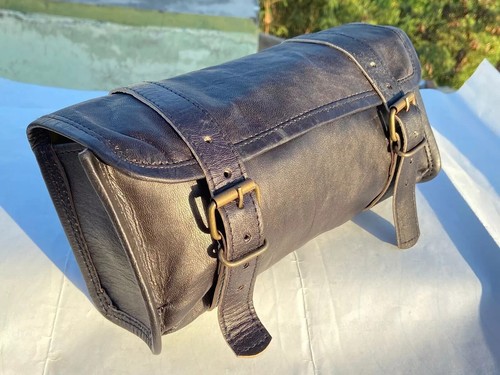 Motorcycle bag leather - motorcycle,