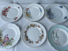 6 Vintage China  Side Plates  Tea Party Crockery Wedding Cake Job Lot Bundle 4