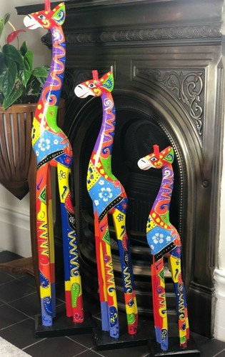 Wooden giraffe 100cm 80cm 60cm - 100cm,