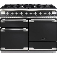 Rangemaster ELS110DFFCB Elise 109cm Dual Fuel Range Cooker 6 Burners Charcoal