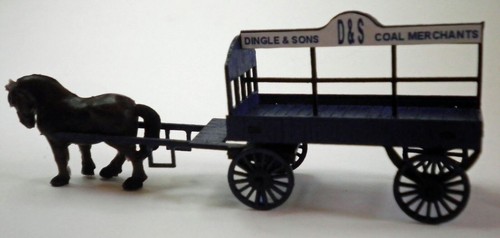 Coal wagon horse drawn oo - horse,