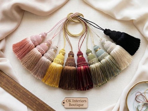 Decorative key tassels