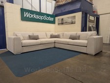 'Naples' Ivory Fabric Corner