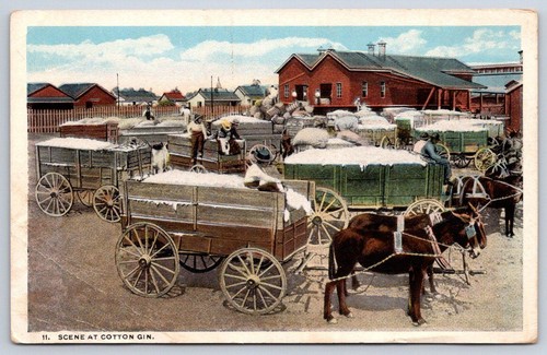Antique postcard scene - antique,