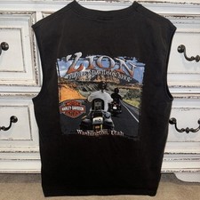 L HARLEY DAVIDSON Tank top