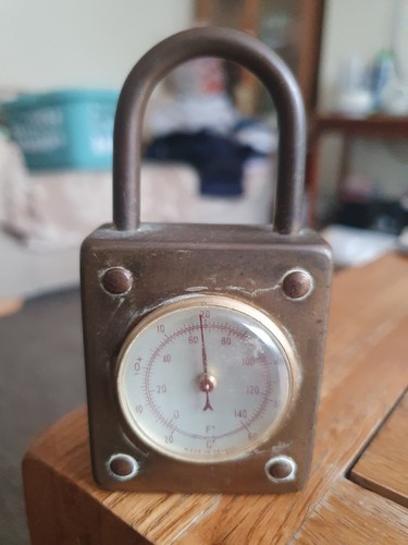 Vintage desk lock thermostat - desk,