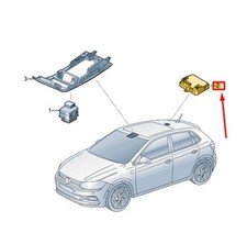 VW Polo AW MK6 Sunroof Control
