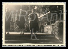 Photo, postwar, on tour of