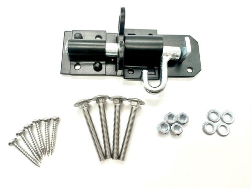 Black gate bolt with - gate,