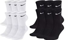 Nike Everyday Cotton Crew Cushioned Dri-Fit Socks 6 Pairs Sizes 5-8 And 8-11