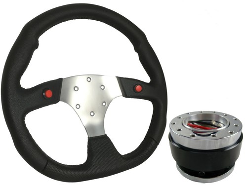 Chrome sports steering - chrome,