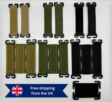 MOLLE Hook and Loop Panel Strap Buckle for Tactical Morale Patch Badge Vest