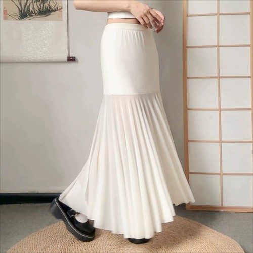 Women fishtail skirt petticoat - women,