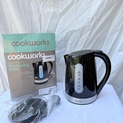 Cookworks black plastic - 1.7l,