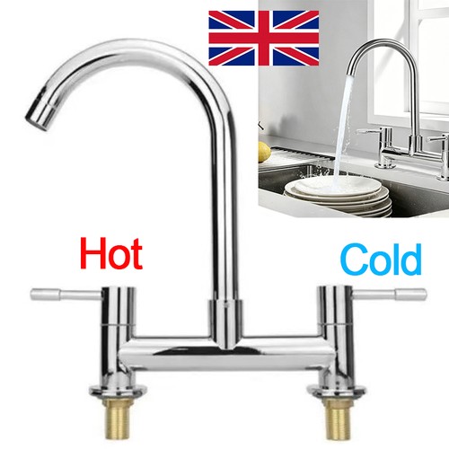 Twin lever traditional brass - twin,