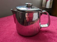 Alfra Italy Small Vintage Stainless Steel Teapot 18/8