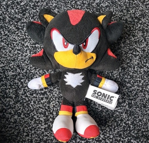 Black sonic the hedgehog plush - black,