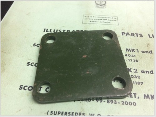 Daimler ferret plate stop - daimler,