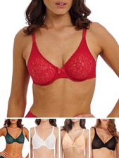 Wacoal Bra Halo Lace Moulded Seamless Racerback Lace Bras Luxury Lingerie