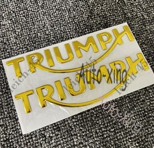 2X Gold Motorcycle Fuel Tank