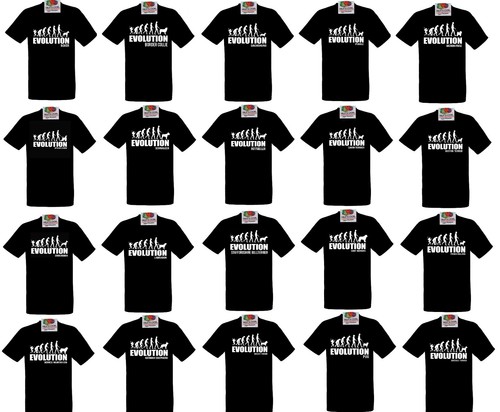Dog evolution shirt bull - t,