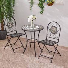 Mosaic bistro set - bistro, and