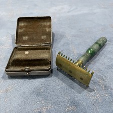 Vintage 3 Piece Brass Shaving