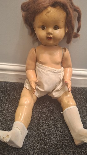 Vintage composition doll - vintage, 19"