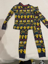 pudsey bear pyjamas. Size 8-9